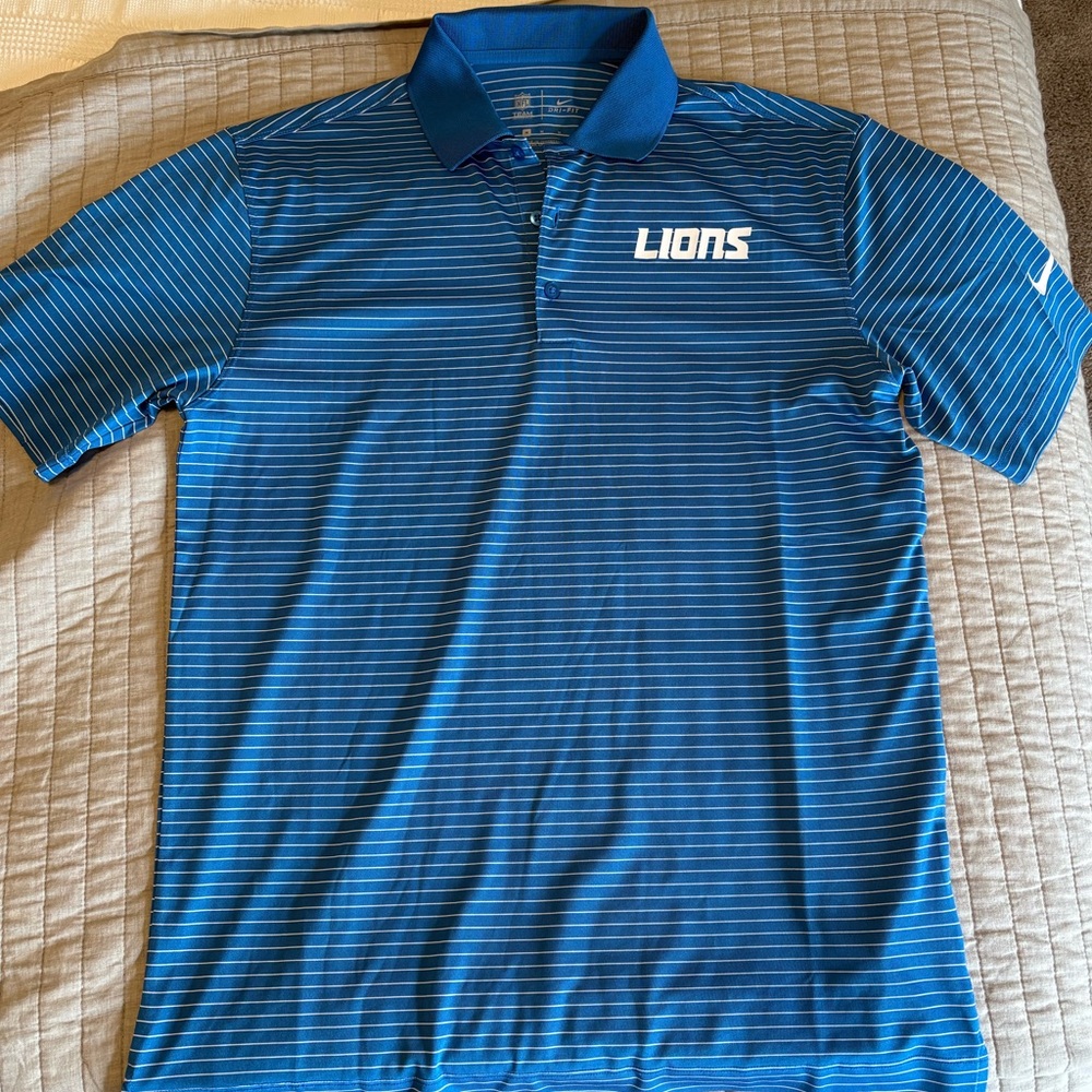 Detroit Lions Men’s Polo NEW Nike